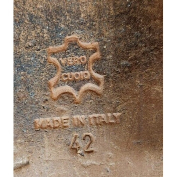 REG COMPANY made in Italy Beige Leather Men Loafers Size US 9/EUR 42 - Picture 11 of 15